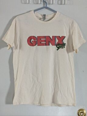 Gildan Cream Short Sleeve Tee with GENX Logo Mex